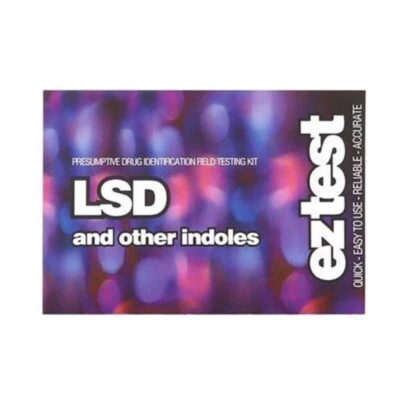 LSD Test Kit van EZ Test - Identificeer snel en nauwkeurig de aanwezigheid van LSD in je substanties. Verhoog je veiligheid met de LSD Test Kit van EZ Test.