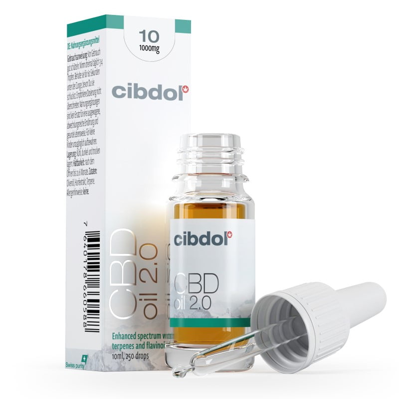 Huile de CBD 10% de Cibdol - Une huile de CBD de haute qualité avec une concentration de 10%. Découvrez la puissance du CBD avec notre huile de qualité de Cibdol.