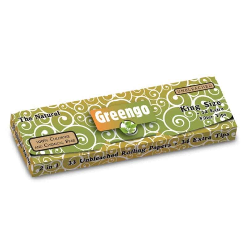 King Size Regular de Greengo : Profitez d'une expérience tabagique écologique et naturelle avec les papiers à rouler King Size Regular de Greengo. Fabriqué à partir de papier non blanchi pour un choix durable.