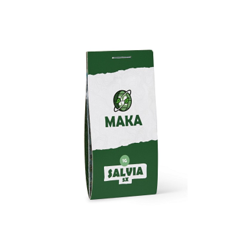 Extrait de Salvia 5x de Maka : Explorez les effets de cet extrait concentré pour une expérience unique et un voyage intérieur.