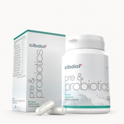 Capsules pré et probiotiques de Cibdol - Soutenez la santé de vos intestins avec les capsules pré et probiotiques de Cibdol. Découvrez les avantages pour une digestion équilibrée.