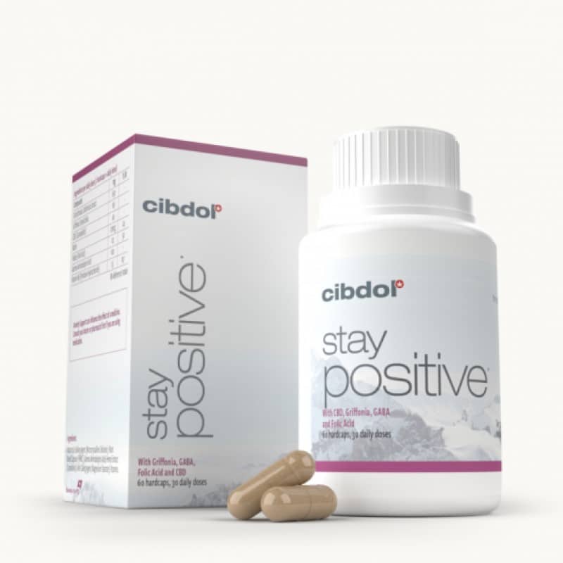 Cibdol Stay Positive Capsules - Soutenez votre humeur avec les capsules Stay Positive de Cibdol. Découvrez les avantages pour une mentalité positive.
