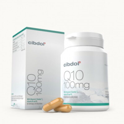 Gélules Q10 100 mg de Cibdol - Soutenez votre niveau d'énergie avec les gélules Q10 100 mg de Cibdol. Découvrez les avantages pour la vitalité et le bien-être.