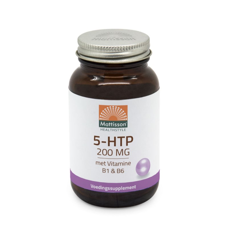 60 gélules de 5-HTP avec Vitamines B1 et B6 de Mattisson