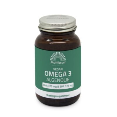 Huile d'algue Vegan Omega-3 de Mattisson avec 60 gélules