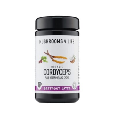 Cordyceps Betterave Latte de Mushrooms4Life de 120 grammes.